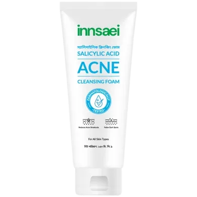 Innsaei Salicylic Acid Acne Solution Cleansing Foam-150 ml - Rokomari product